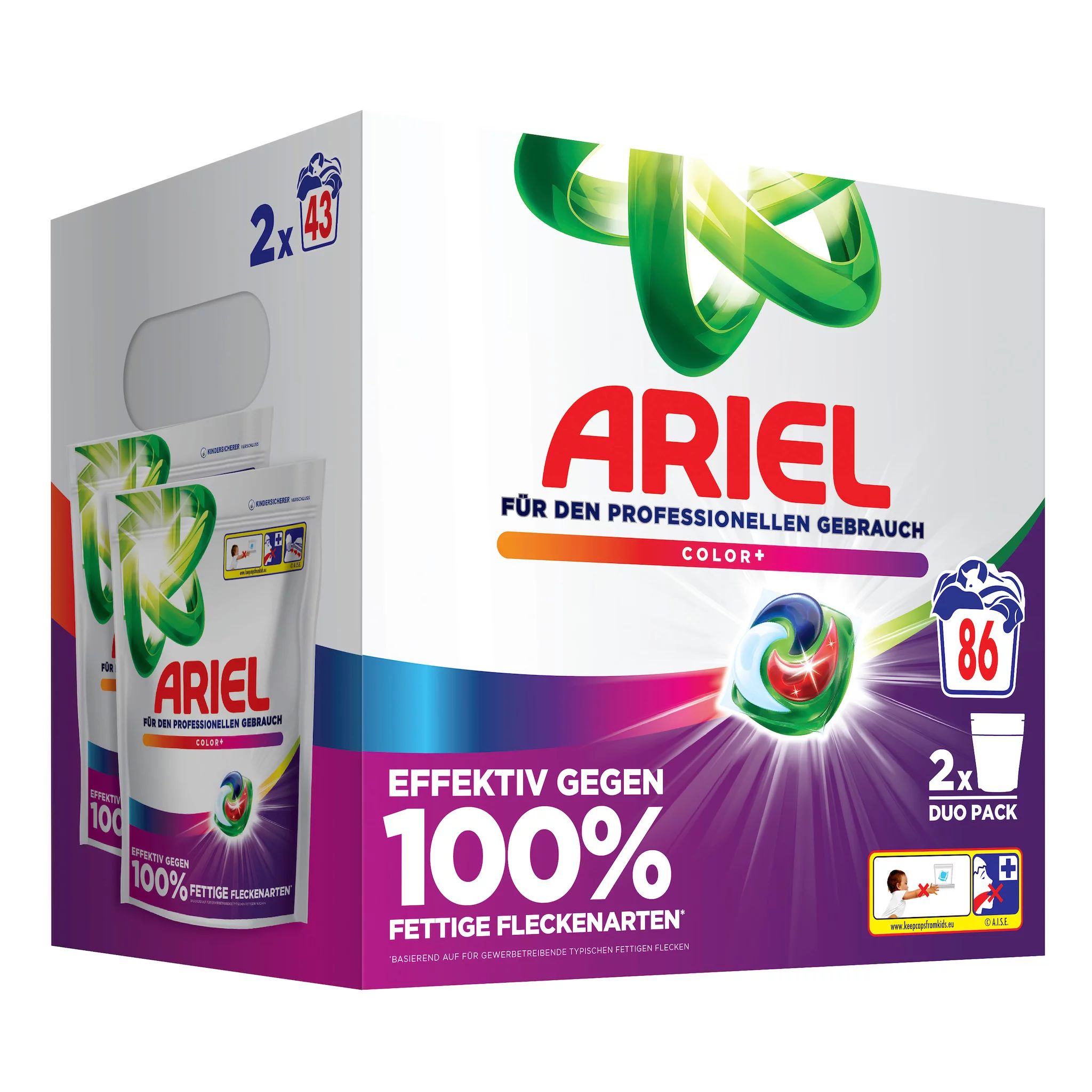 Ariel Professional All-in-1-Pods Waschkapseln Color+