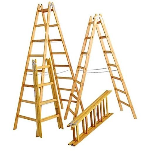 Schurrer HOLZ-DOPPELLEITER 9 SPROSSIG / SCHURR CL1095