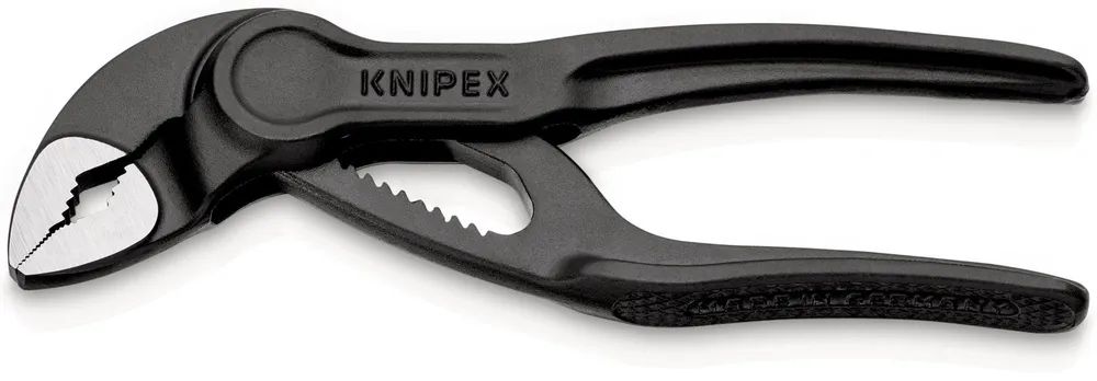 KNIPEX Cobra® XS Rohr- und Wasserpumpenzange aufgeprägte, raue Oberfläche grau atramentiert 100 mm