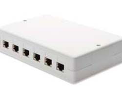 DIGITUS Konsolidierungs-Punkt Gehäuse für 6x Keystone Module
