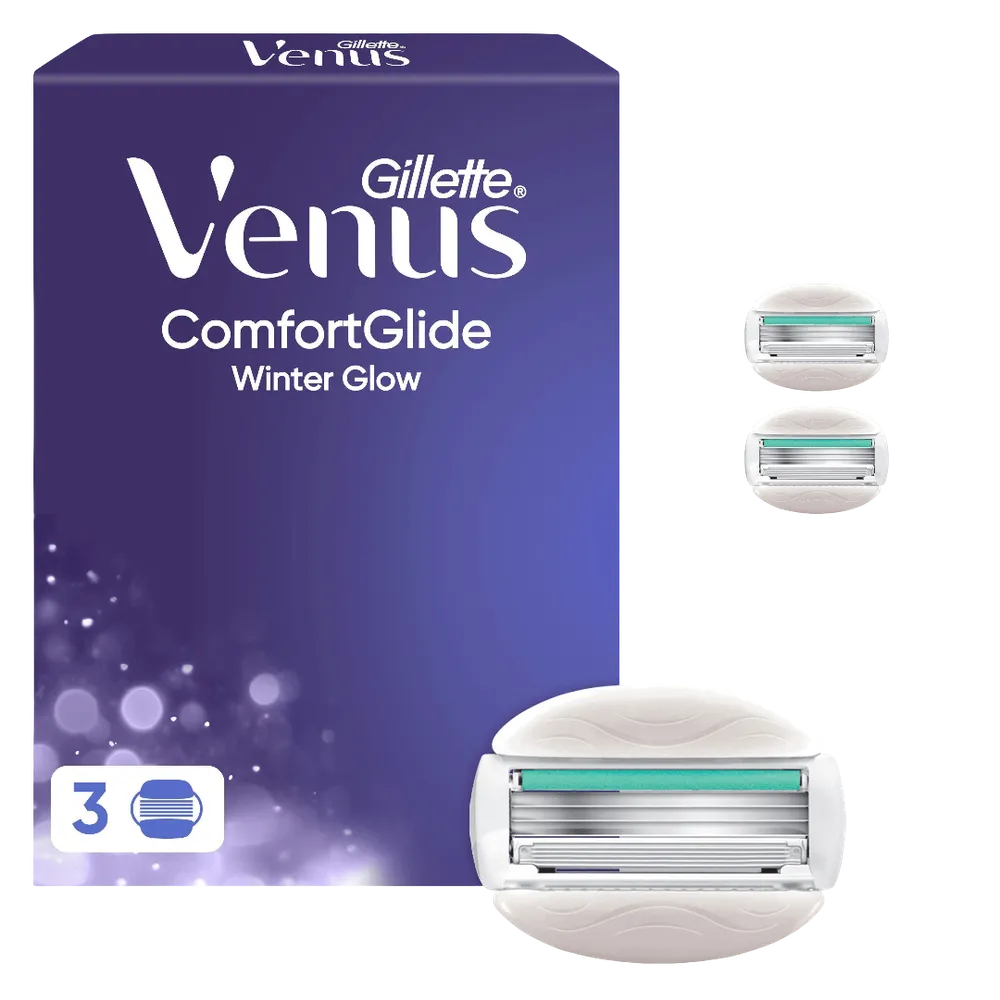 Gillette Venus Comfortglide Winter Glow Systemklingen 3er