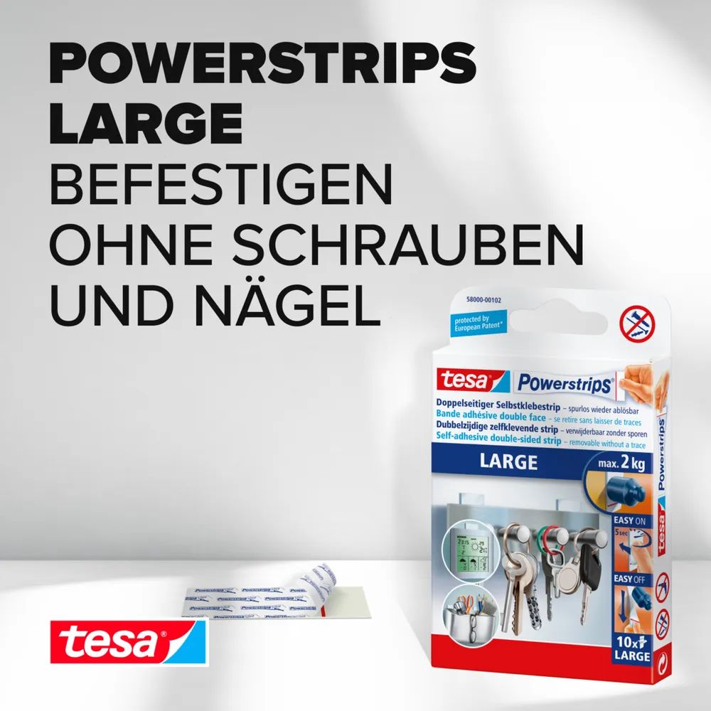 Tesa Powerstrips Large