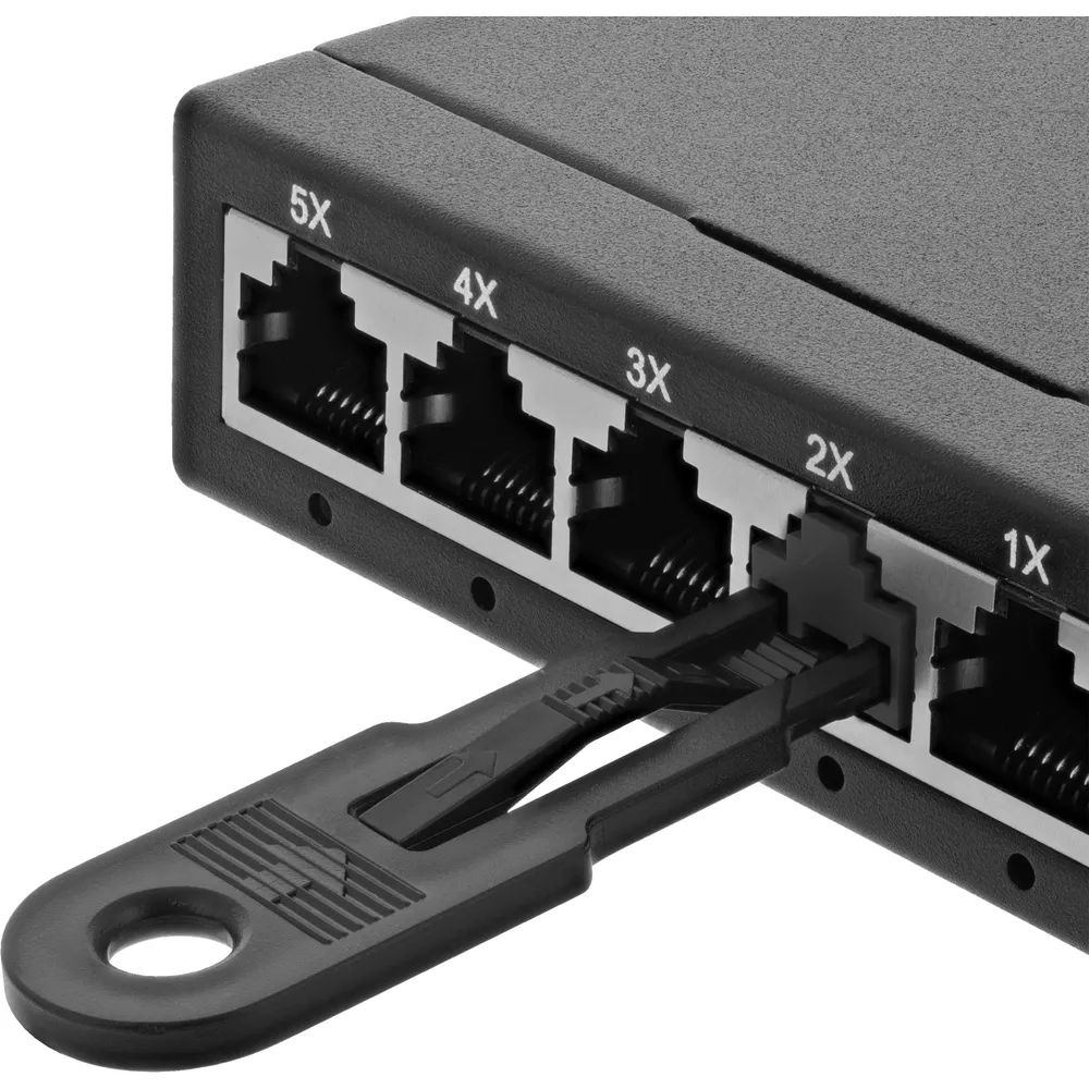 InLine RJ45 Portblocker - 20 Blocker Nachfüllpack - schwarz