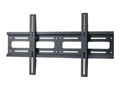Edbak TWB1 - Befestigungskit (Wandmontage) - für Flachbildschirm - Stahl - Schwarz, RAL 9005 - Bildschirmgröße: 94-152.4 cm (60"-75")