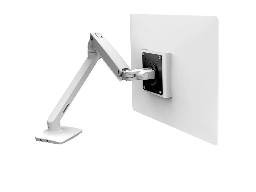 Ergotron MXV - Befestigungskit - einstellbarer Arm - für LCD-Display - Stahl - weiß - Bildschirmgröße: bis zu 86,4 cm (bis zu 34 Zoll)