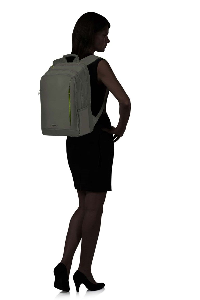 SAMSONITE GUARDIT CLASSY BACKPACK 15.6",gunmetal green