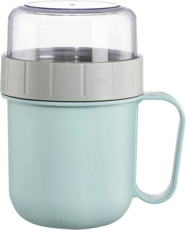 Xavax Müslibecher 181582 Müslibecher, mit Topper, 500 ml