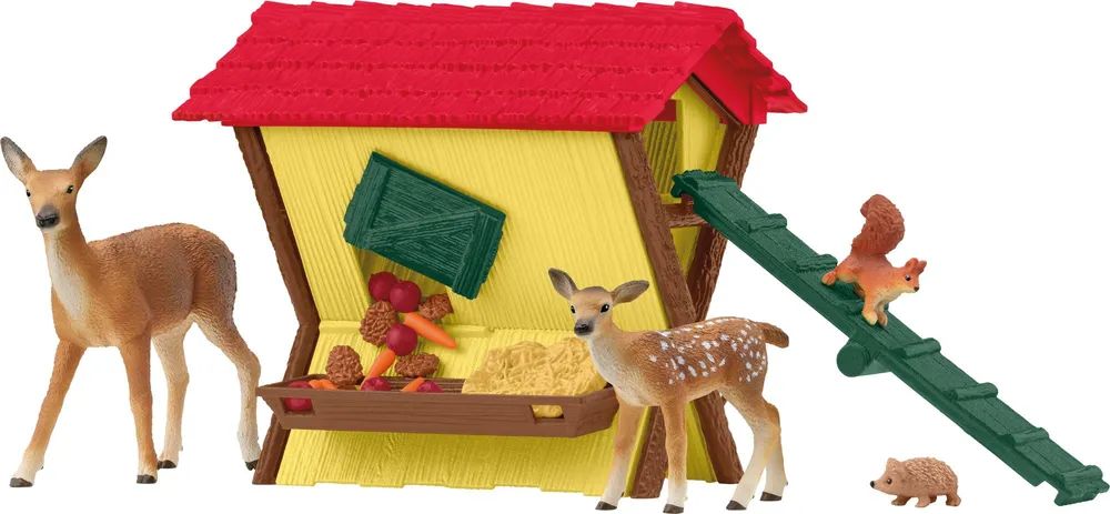 Schleich Farm World Fütterung der Waldtiere