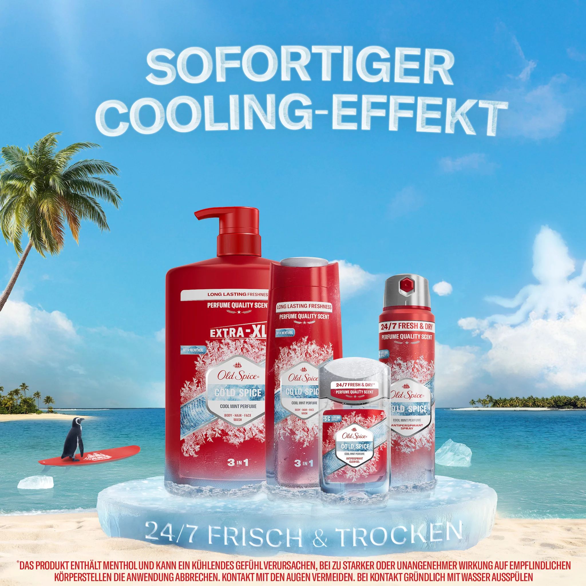 Old Spice 3-in-1 Duschgel Cold Spice