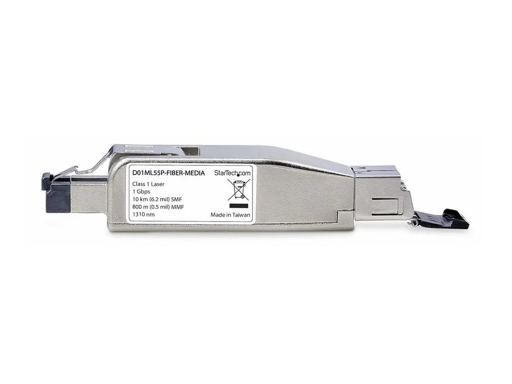 StarTech.com Gigabit Fiber to RJ45 Ethernet Media Converter, Micro Mini