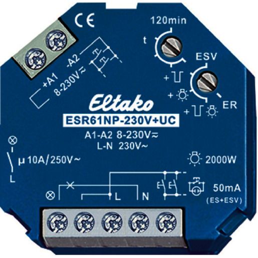 Eltako STROMSTOß-SCHALTREL. DOSENEINB / ELTAKO ESR61NP-UC 61100001