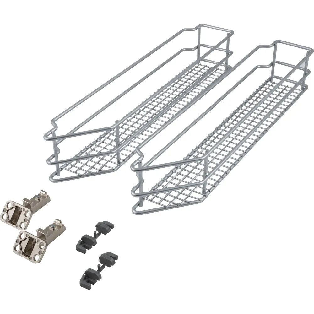 Vauth-Sagel VS SUB Side Ablage-Set Saphir 45° rechts KB 150 mm Silber