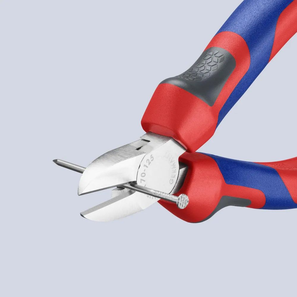 KNIPEX Seitenschneider mit Comfort-Griffen verchromt 125 mm