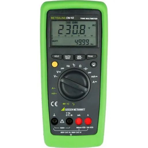 GMC Instruments TRMS MULTIMET. ANALOG BARGRAPH / GMC-I METRALINE DM62 M197A