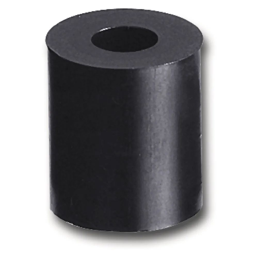 Dransfeld GmbH & Co.KG Polsternägel-Zierkappen Abstandhalter, ø 20 mm, Bohr ø 10 mm, Länge 20 mm, Hart-PVC schwarz