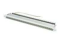 Telegärtner Karl Gärtner Telegärtner MPP24-HS - Patch Panel - CAT 6a - STP - RJ-45 X 24 - Hellgrau, RAL 7035 - 1U - 48.3 cm (19")