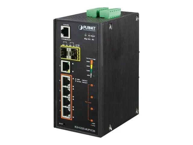 Planet IGS-5225-4UP1T2S - Switch - L2+ - managed - 1 x 10/100/1000 + 4 x 10/100/1000 (UPOE)