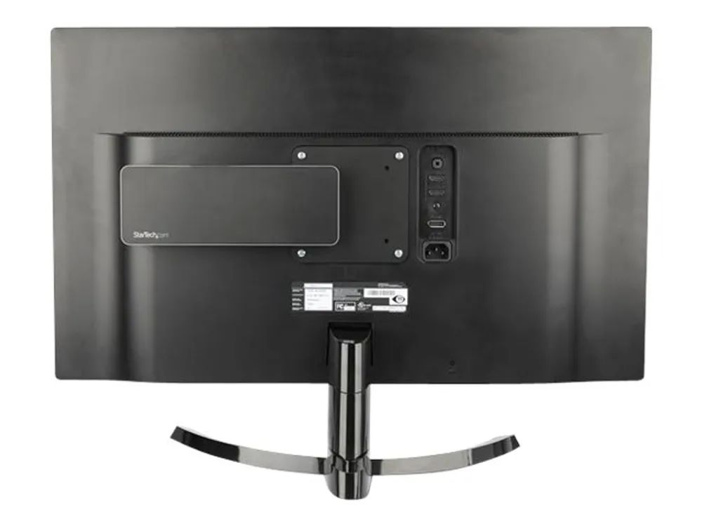 StarTech.com SSPMSVESA Halterung für Dockingstation (VESA, Stahl, Montageplatte für die Rückseite des Monitors, für kompatible Hubs)