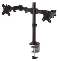 Fellowes Reflex Dual Monitor Arm - Befestigungskit - einstellbarer Arm - für 2 Monitore - Metall - Schwarz, RAL 9017 - Bildschirmgröße: bis zu 68,6 cm (bis zu 27 Zoll)