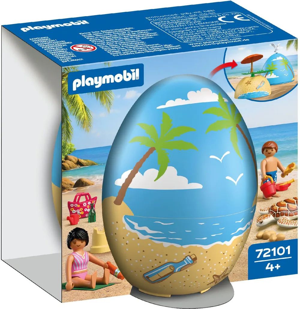 PLAYMOBIL 72101 Spiel-Ei Strandurlaub