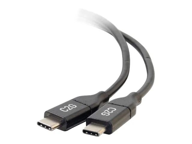 C2G 0.9m (3ft) USB C Cable - USB 2.0 (5A) - M/M USB Type C Cable - Black - USB-Kabel - USB-C (M)
