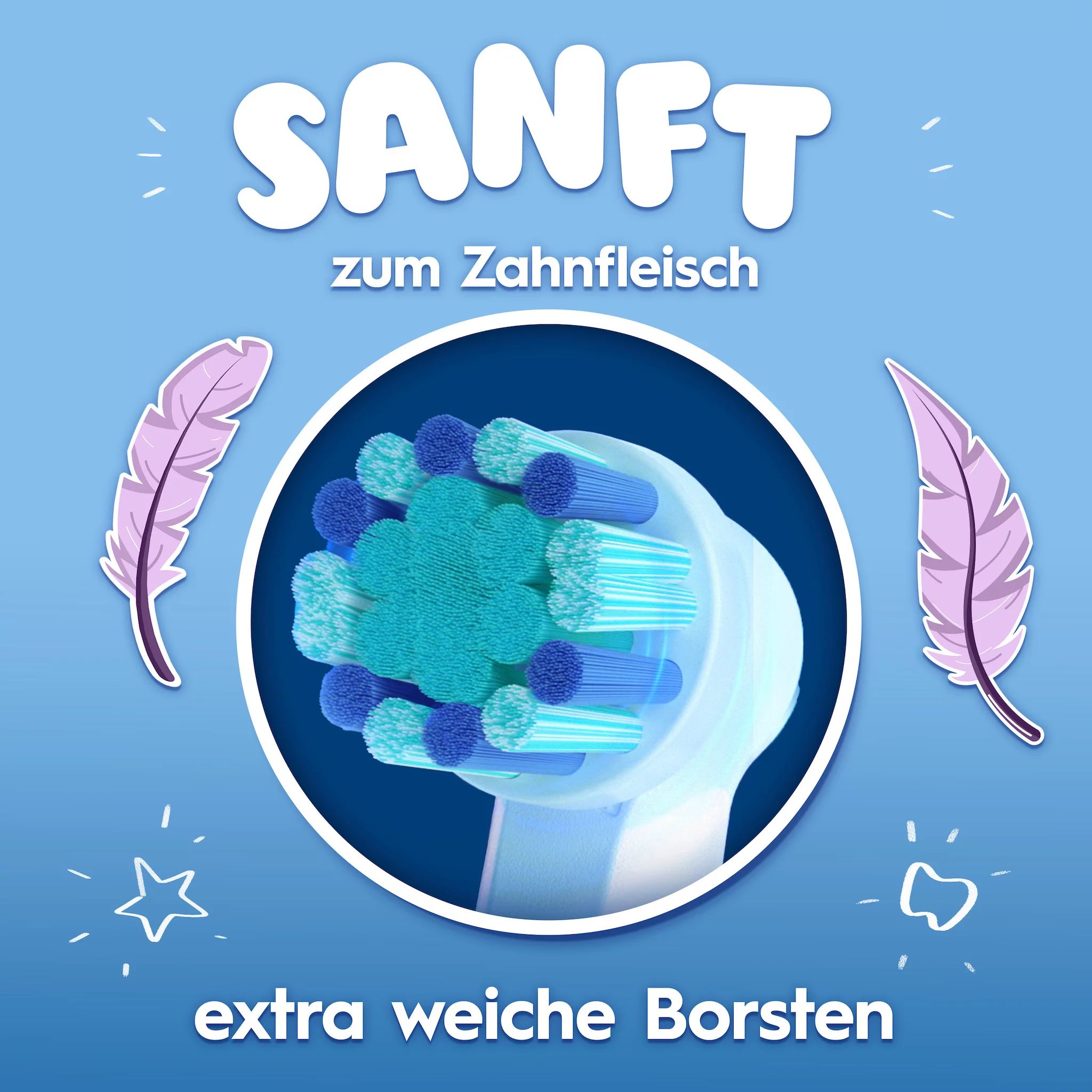 Oral-B Aufsteckbürsten Kids Frozen 10er FFU