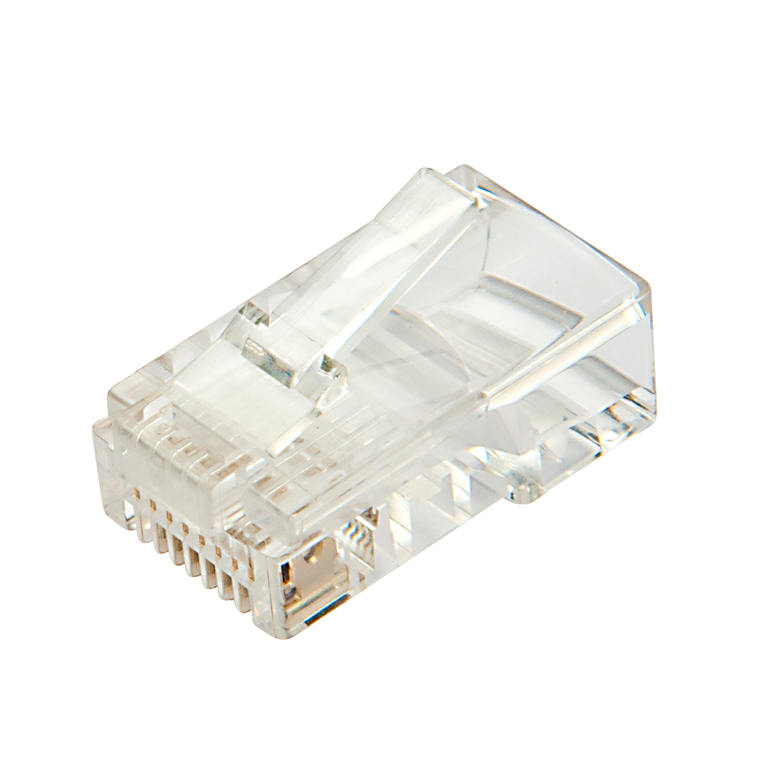 Lindy Netzwerkanschluss - RJ-45 (M) - UTP - CAT 5e - durchsichtig - (Anzahl pro Packung: 10)