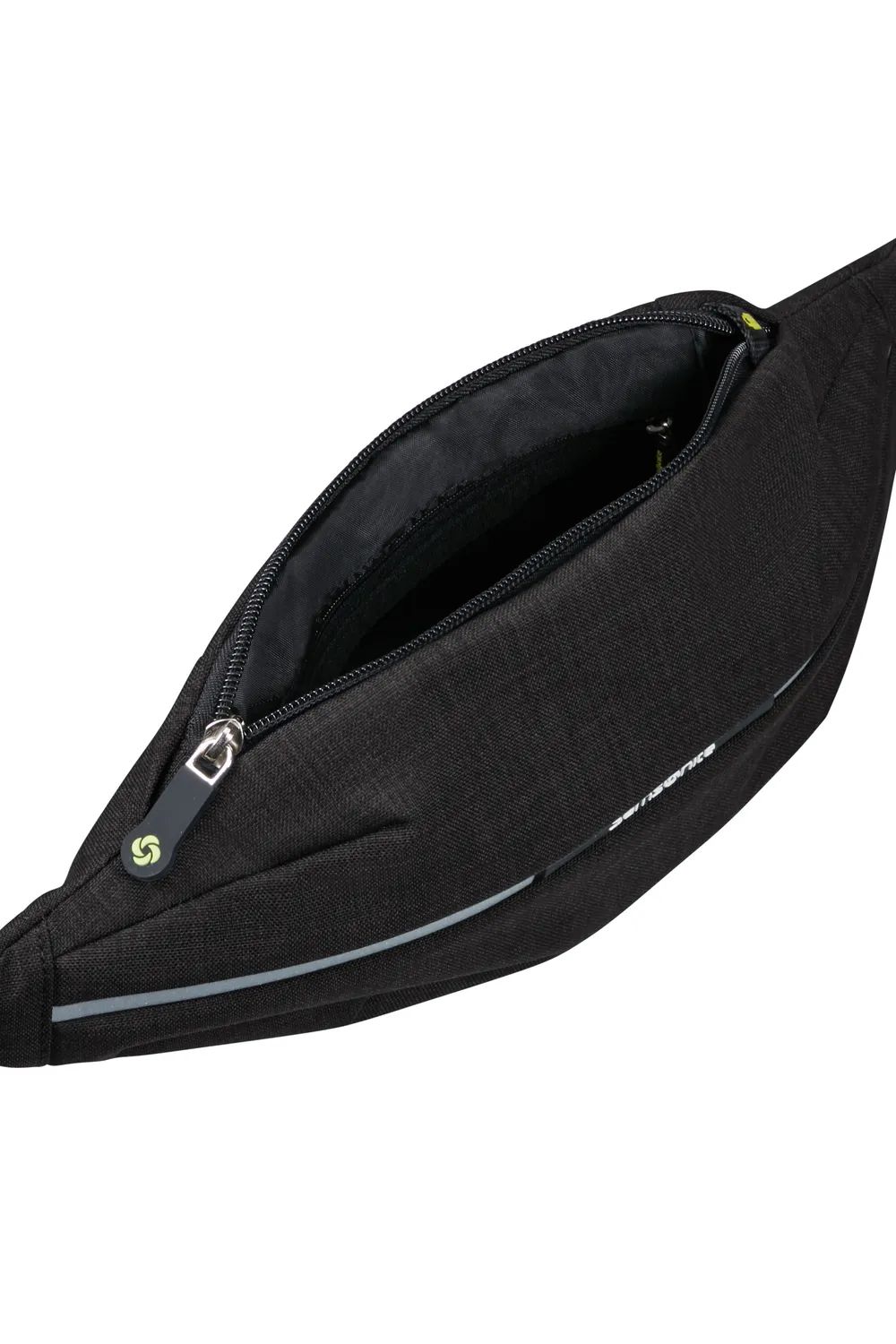 SAMSONITE SECURIPAK WAISTBAG, BLACK STEEL