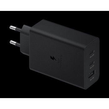 Samsung EP-T6530 - Netzteil - 65 Watt - 3 A - SFC 2.0, PD 3.0 - 3 Ausgabeanschlussstellen (2 x USB-C, USB)