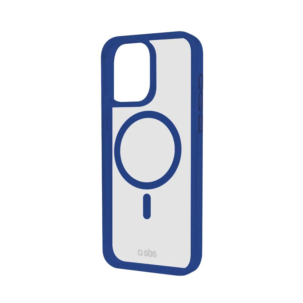 SBS MAG FRAME CASE MagSafe kompatibles Cover für iPhone 16 PRO MAX, blau