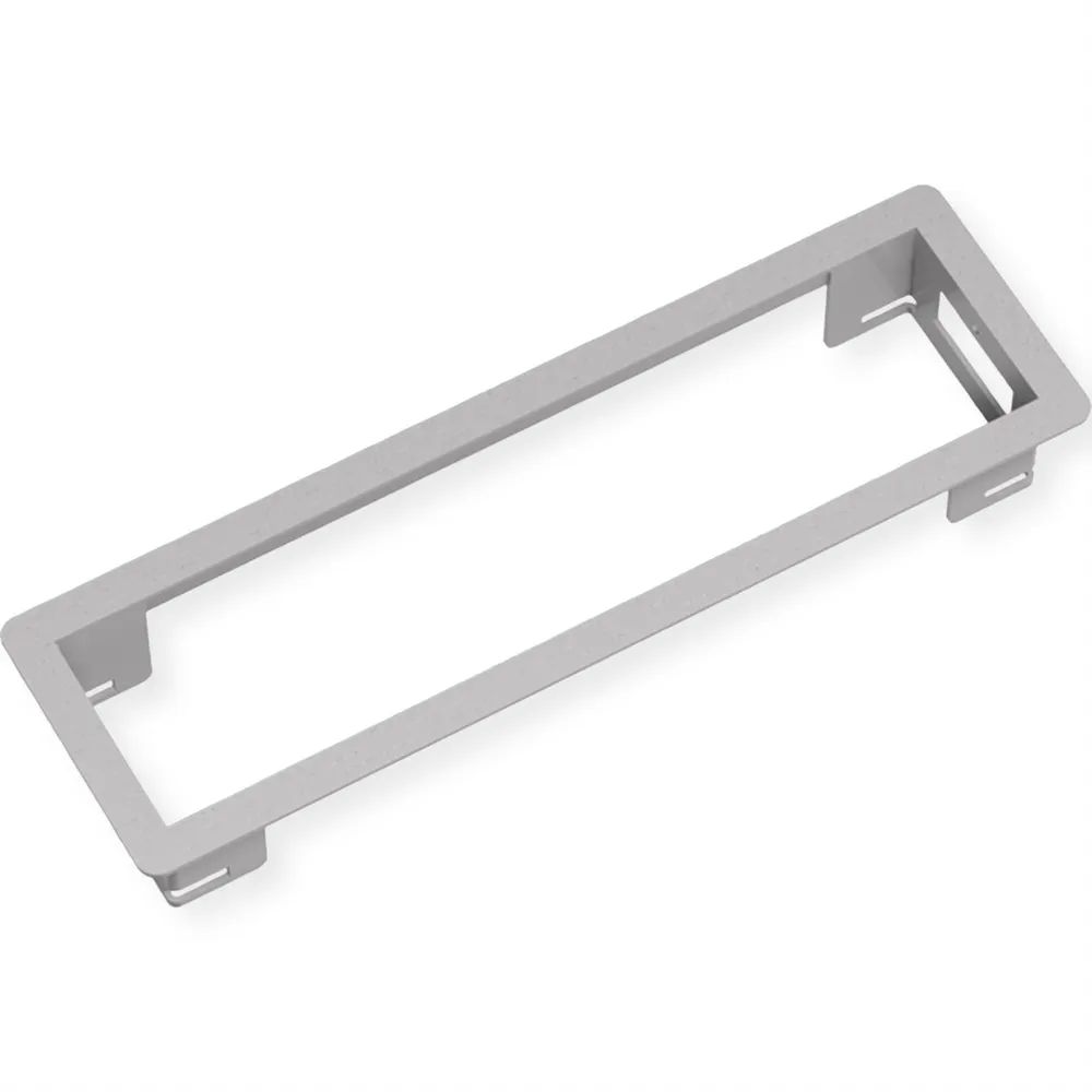 BACHMANN POWER FRAME Einbaurahmen Small 3-fach, silberfarben