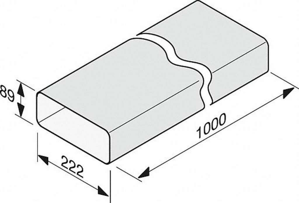 Miele Flachkanal 1000 mm