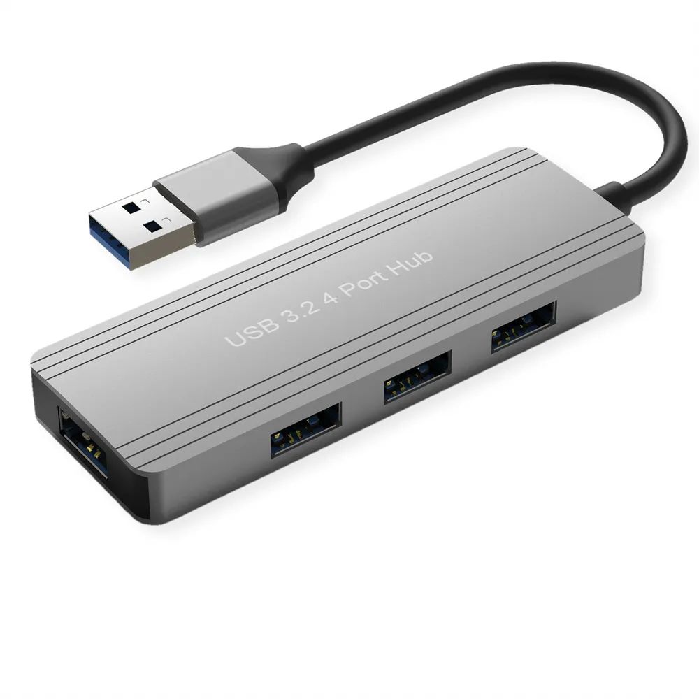 VALUE USB 3.2 Gen 1 Hub, 4fach, USB-A Anschlusskabel