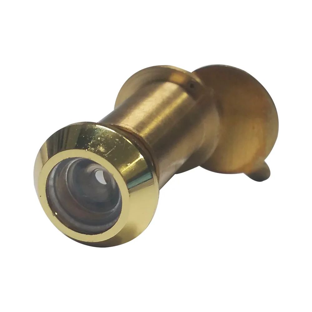Mirillas Opticas,s.l.  Türgucker ø 14 mm, Weitwinkel 170°, TS 25-45 mm, Messing poliert