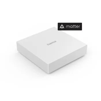 Hama Smart-Home-Hub, Matter, Zigbee, Thread, per Sprache/App steuern