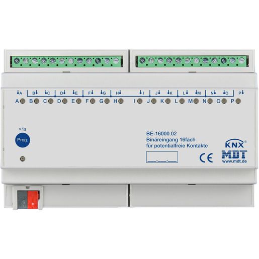 MDT BINÄREINGANG 16FACH POT.FREI / BE-16000.02