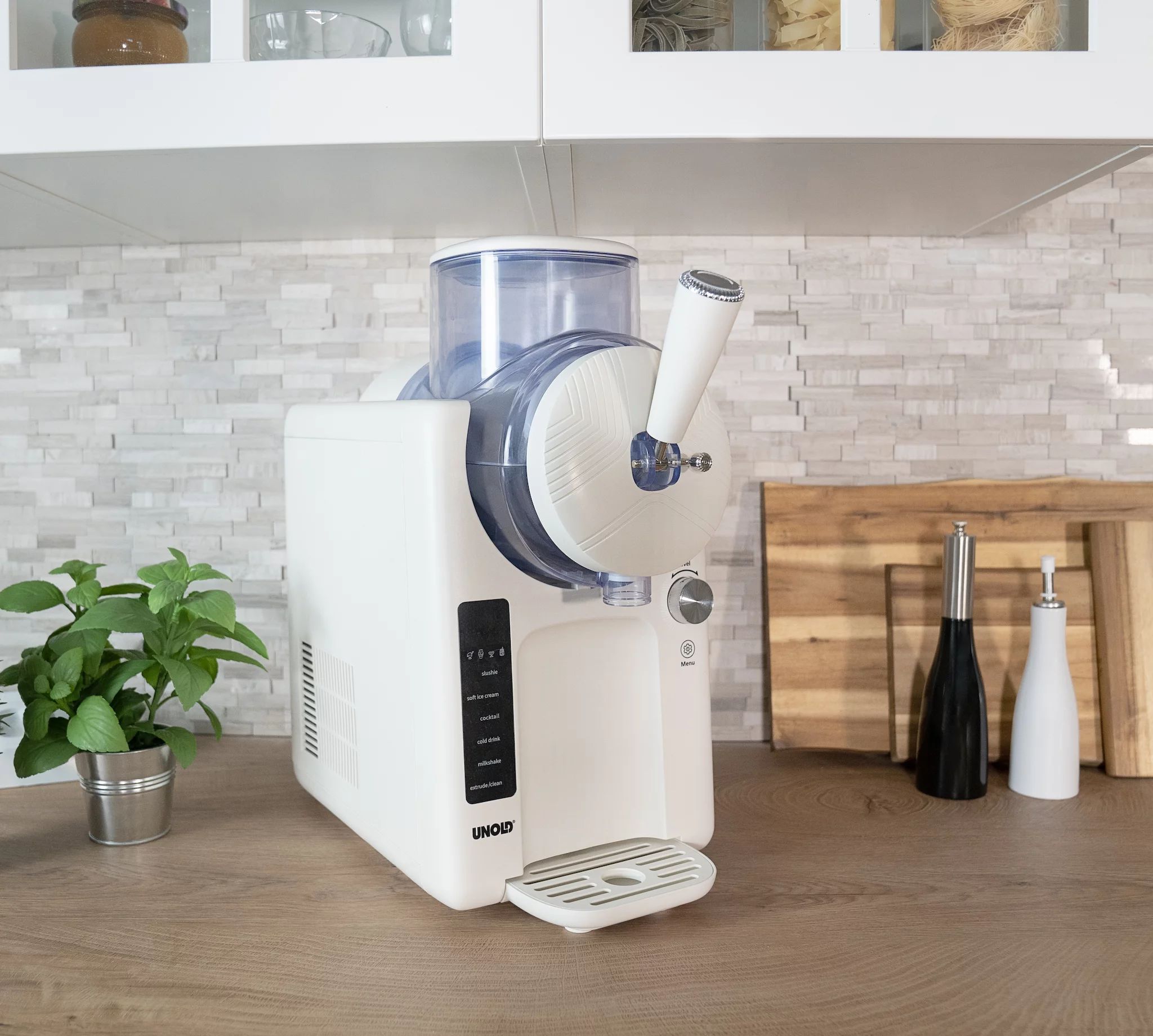 Unold 48950 2in1-Slush und Softeismaschine Sofie