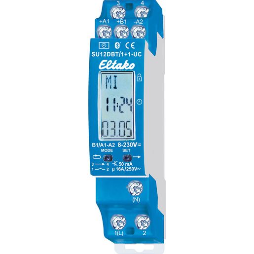 Eltako DIG.EINST.2K-BLUET.-SCHALTUHR / ELTAKO SU12DBT/1+1-UC 23200902
