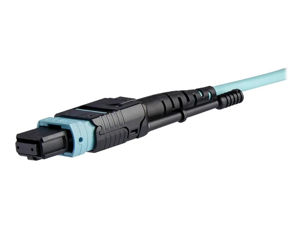 StarTech.com MTP to LC Breakout Cable - 30 ft / 10m - OM3 Multimode - 40Gb - Pull Tab - Plenum - MPO / MTP Connector - Fiber Optic Cable (MPO8LCPL10M)