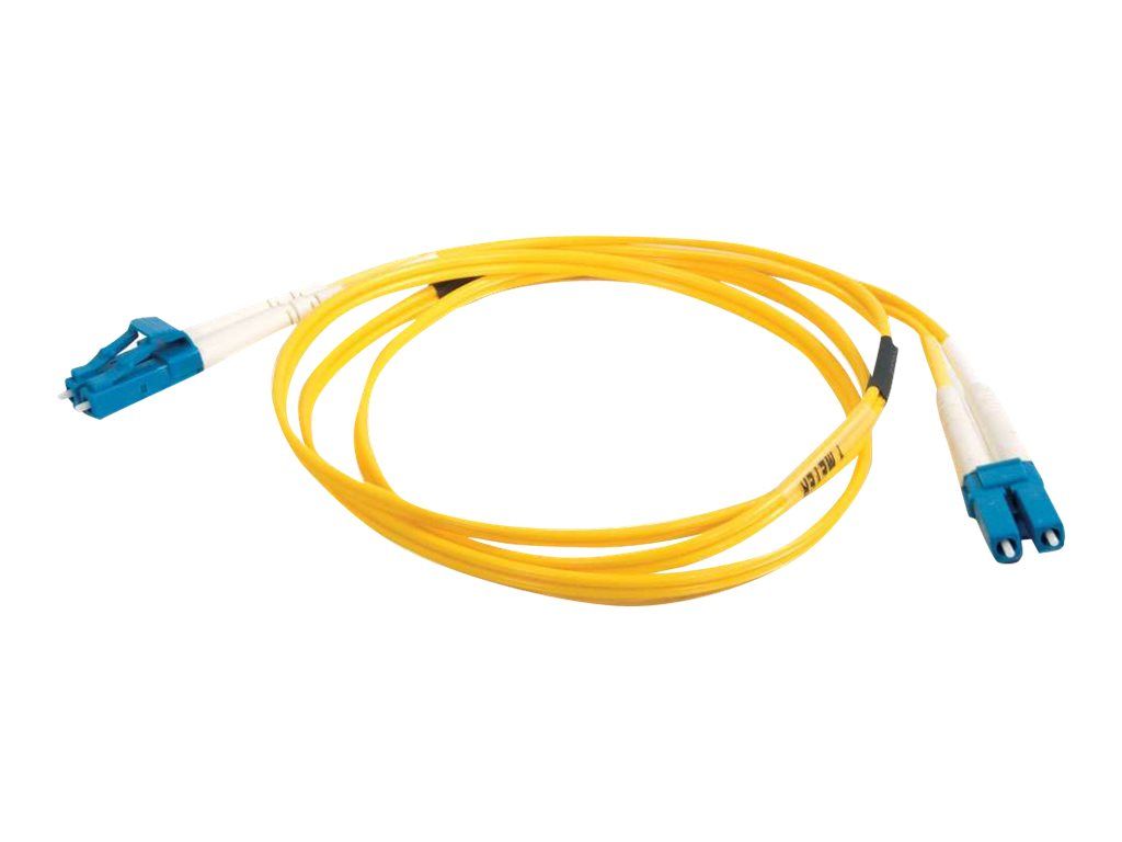 C2G LC-LC 9/125 OS1 Duplex Singlemode PVC Fiber Optic Cable (LSZH)