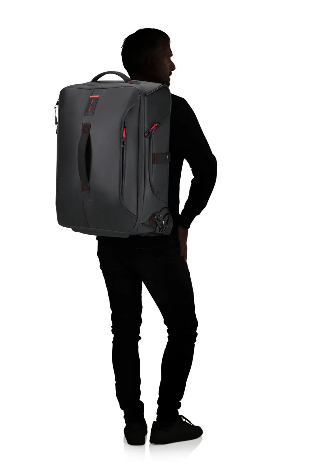 SAMSONITE PARADIVER LIGHT DUFFLE/WH 55/20 BP FL, BLACK