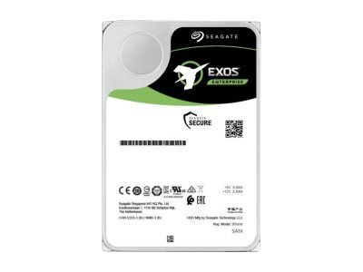 Seagate Exos X18 ST18000NM001J - Festplatte - verschlüsselt - 18 TB - intern - SATA 6Gb/s - 7200 rpm - Puffer: 256 MB - Self-Encrypting Drive (SED)