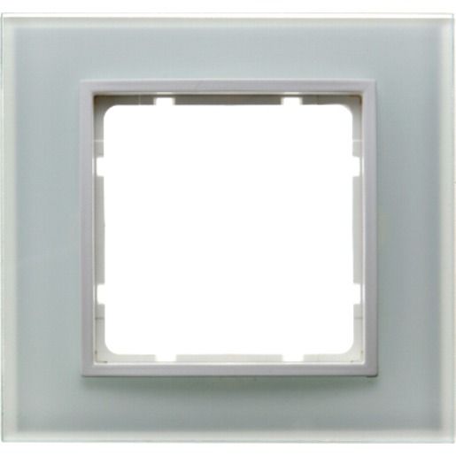 Berker RAHMEN 1-FACH POLARWEISS / BERKER 10116909 B7 GLAS 10116909