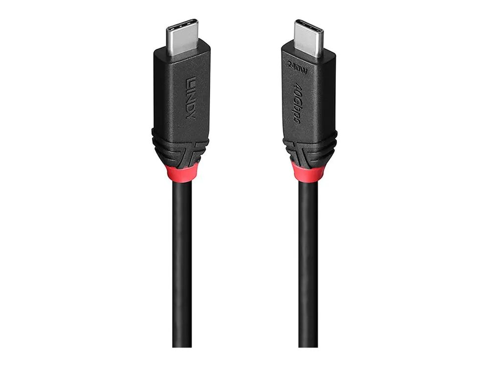 Lindy Black Line - USB-Kabel - 24 pin USB-C (M) 1m