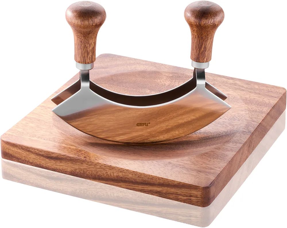 GEFU Wiegemesser mit Schneidebrett YUMA