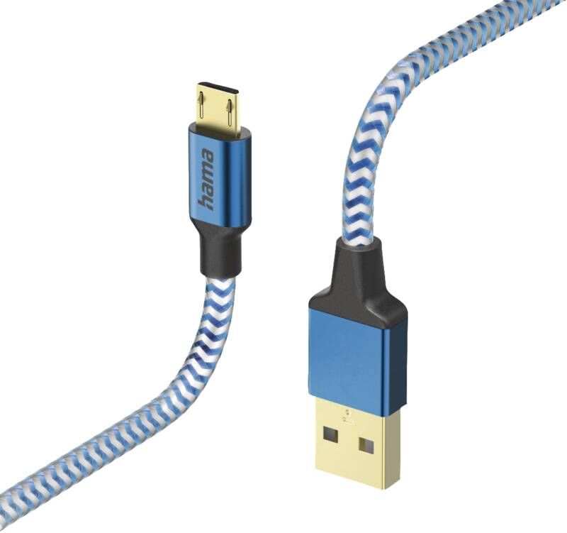 Hama 201555 USB-KabelReflective,A-mic,1.5m