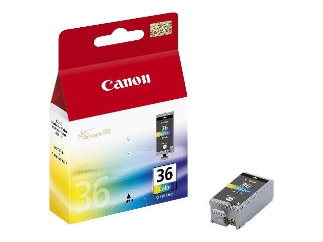 Canon CLI-36 Color - Farbe (Cyan, Magenta, Gelb, Schwarz)