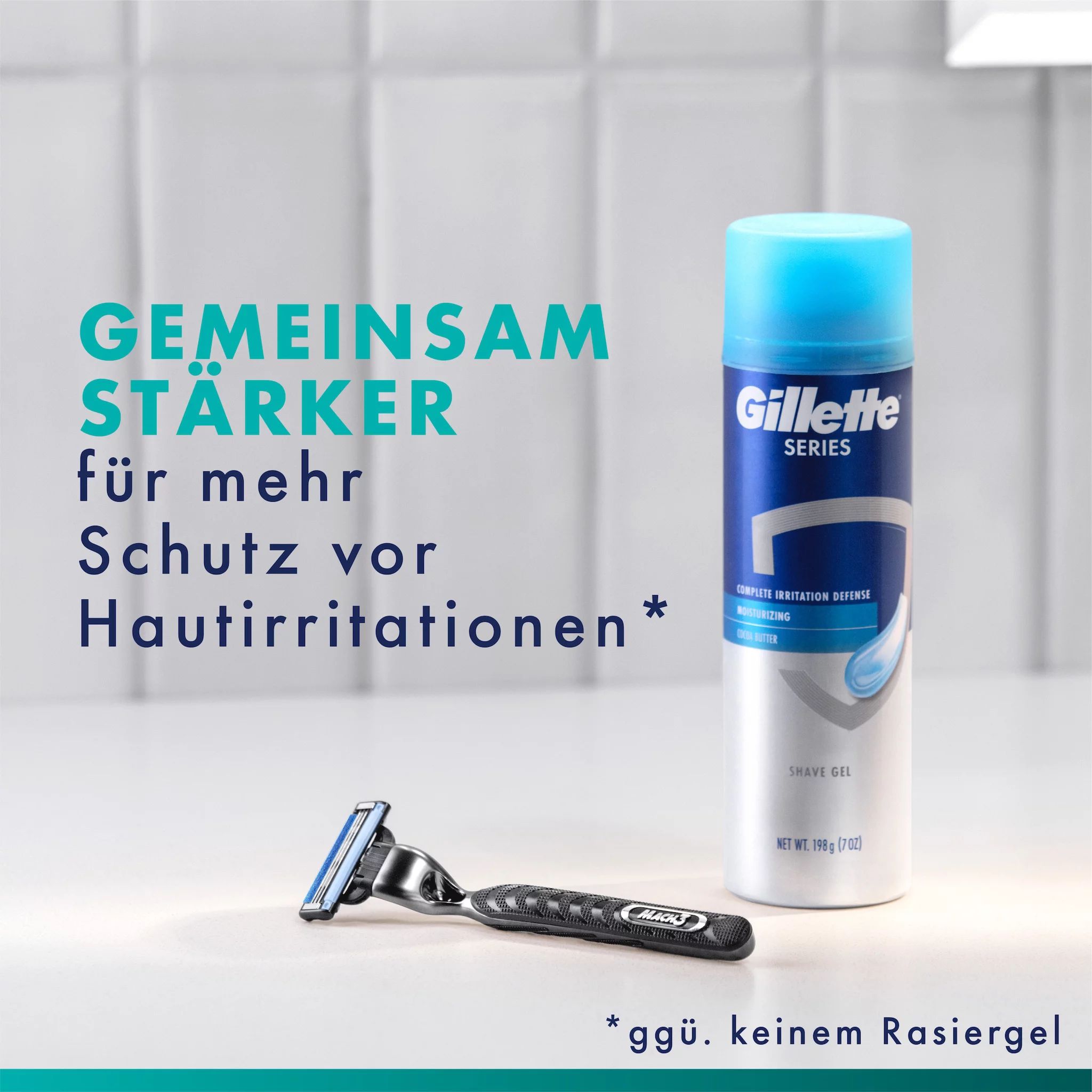 Gillette Mach3 Systemklingen 12er + Handstück