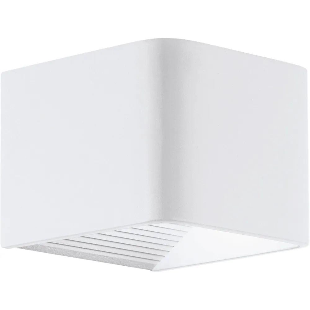 EGLO Wandleuchte Doninni 6W, IP44, 3000K warmweiß, weiß