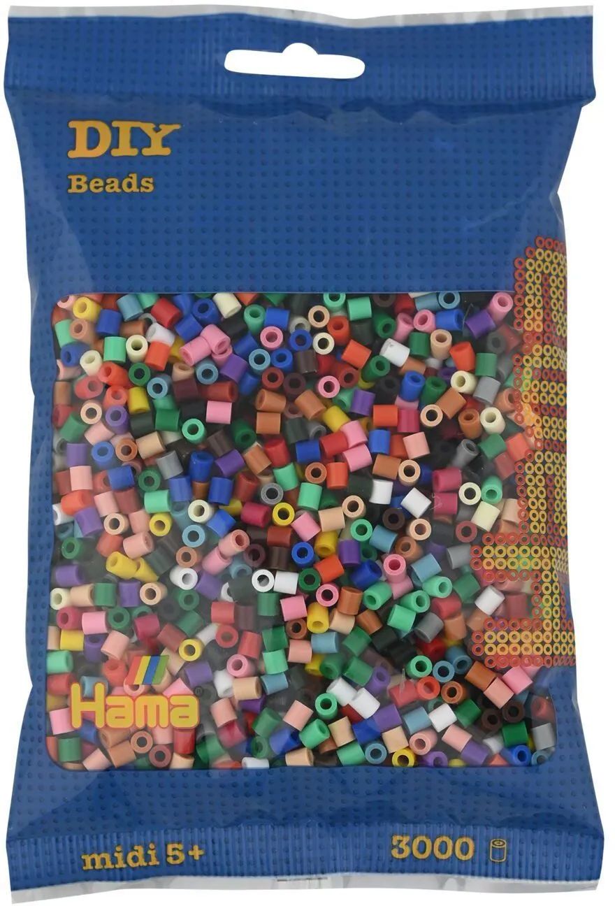 Malte Haaning Plastic A/S HAMA Perlen bunt 3.000 Stück